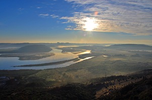 Vega de La Boca a orillas del Río Rapel cerca de la desembocadura