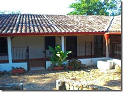 Modelo de patio interior colonial