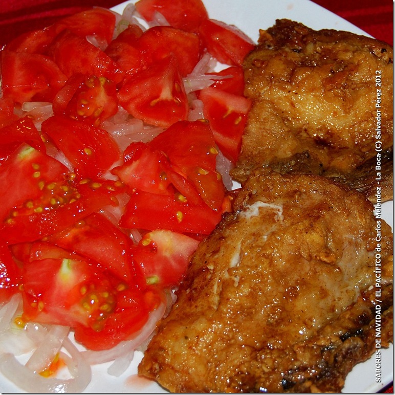 ROBALO FRITO CON CHILENA...