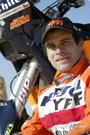 CARLO DE GAVARDO en su época KTM