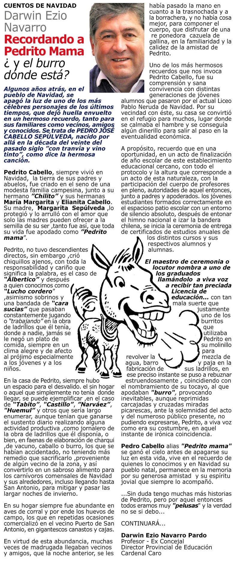 COLUMNA EDITORIAL EZIO PEDRO MAMA