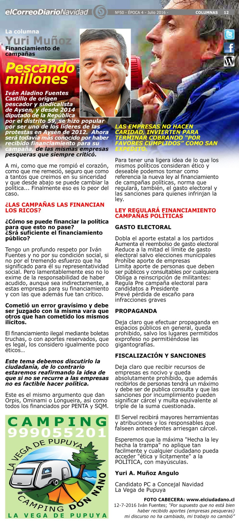 LA COLUMNA YURI IVAN FUENTES 2