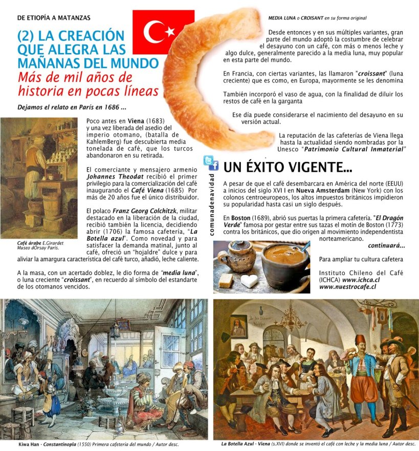 (2) CAFÉ Y MEDIALUNA